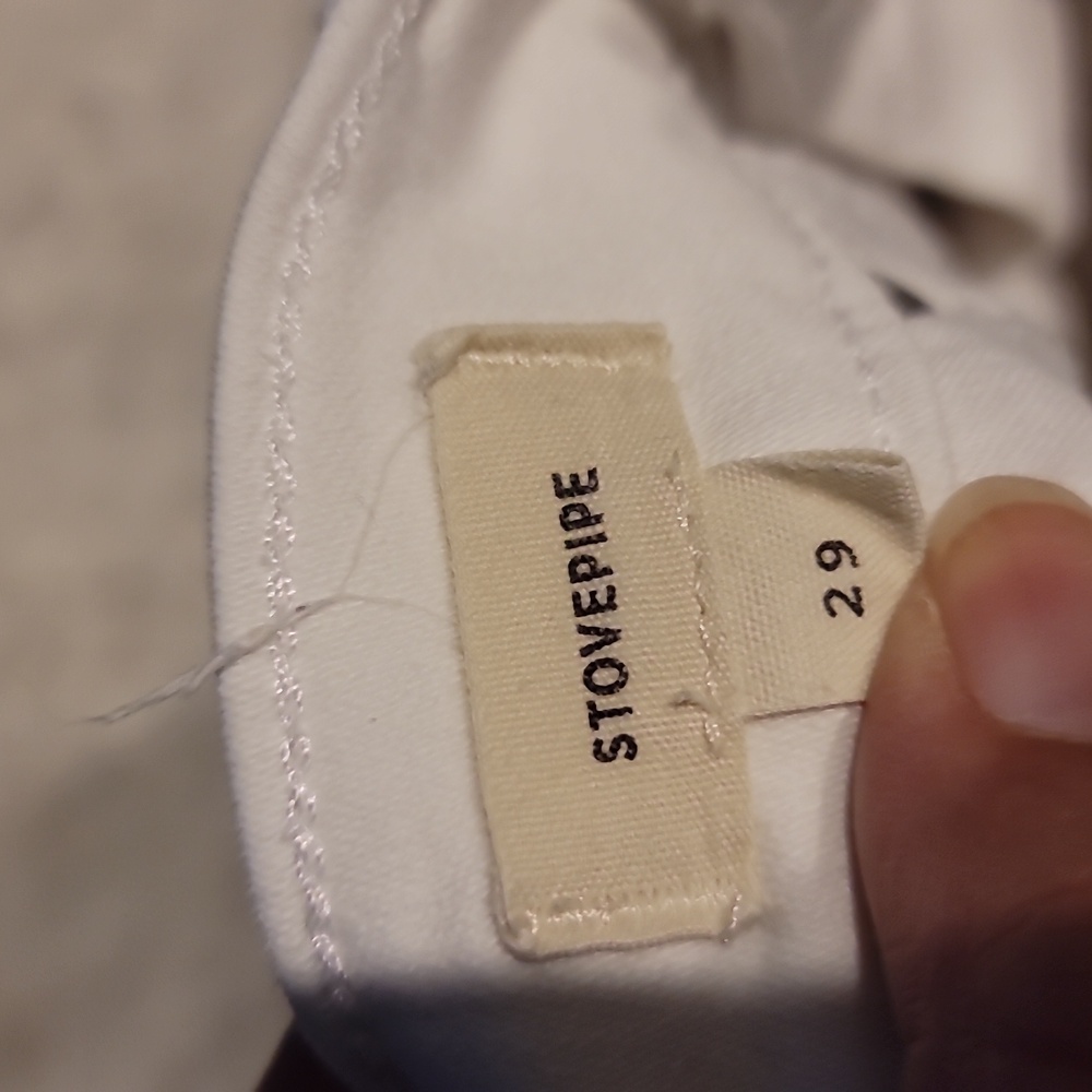 Madewell Stone Pipe Crisp White Jeans - Picture 6 of 6
